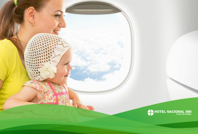 Como se preparar para levar seu bebê para viajar de avião