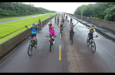 Evento ciclismo em Foz do Iguaçu