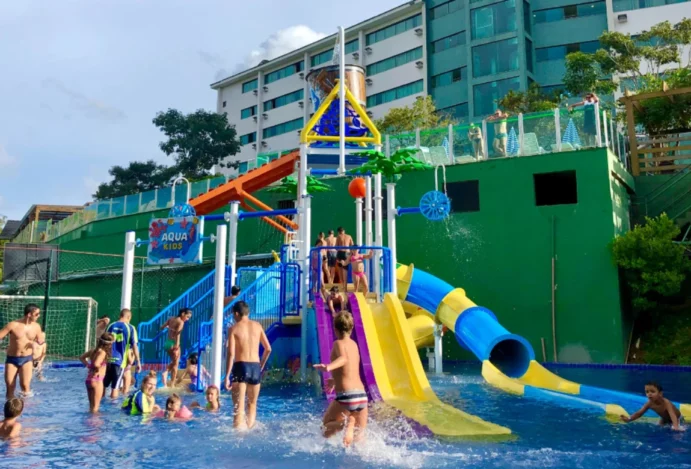 Parque aquático em Poços de Caldas