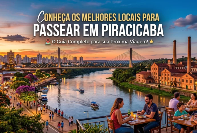 Conheça os melhores locais para passear em Piracicaba