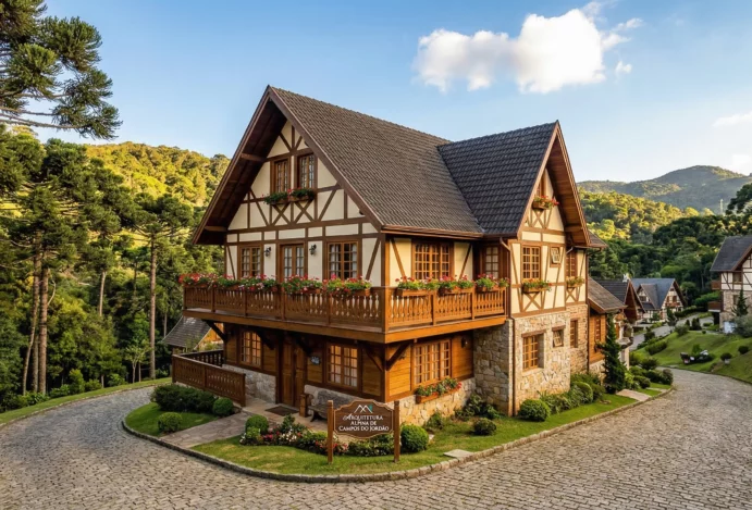 A Arquitetura Alpina de Campos do Jordão: Um Espetáculo de Estilo e Tradição