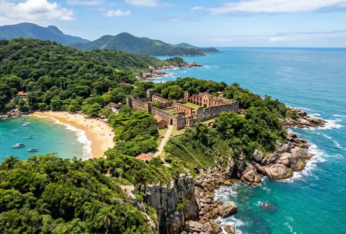 Ilha Anchieta: O Refúgio onde História e Mar se Abraçam