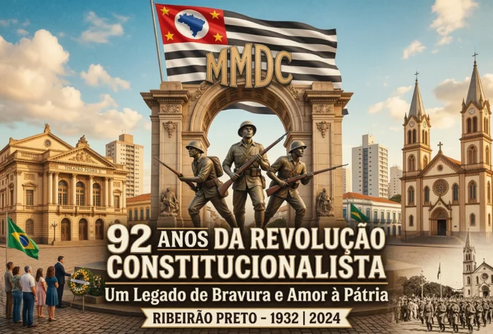 92 Anos da Revolução Constitucionalista: Um Legado de Bravura e Amor à Pátria em Ribeirão Preto!