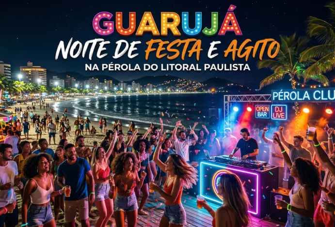 Guarujá: Noite de festa e agito na Pérola do Litoral Paulista