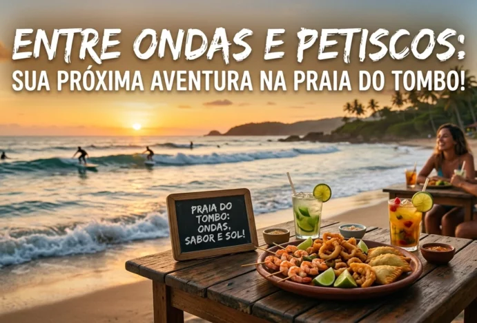 Entre Ondas e Petiscos: Sua Próxima Aventura na Praia do Tombo!
