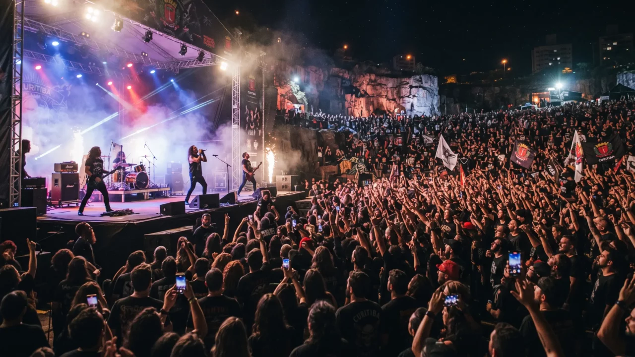 Curitiba na rota do rock: a capital que abraça grandes espetáculos