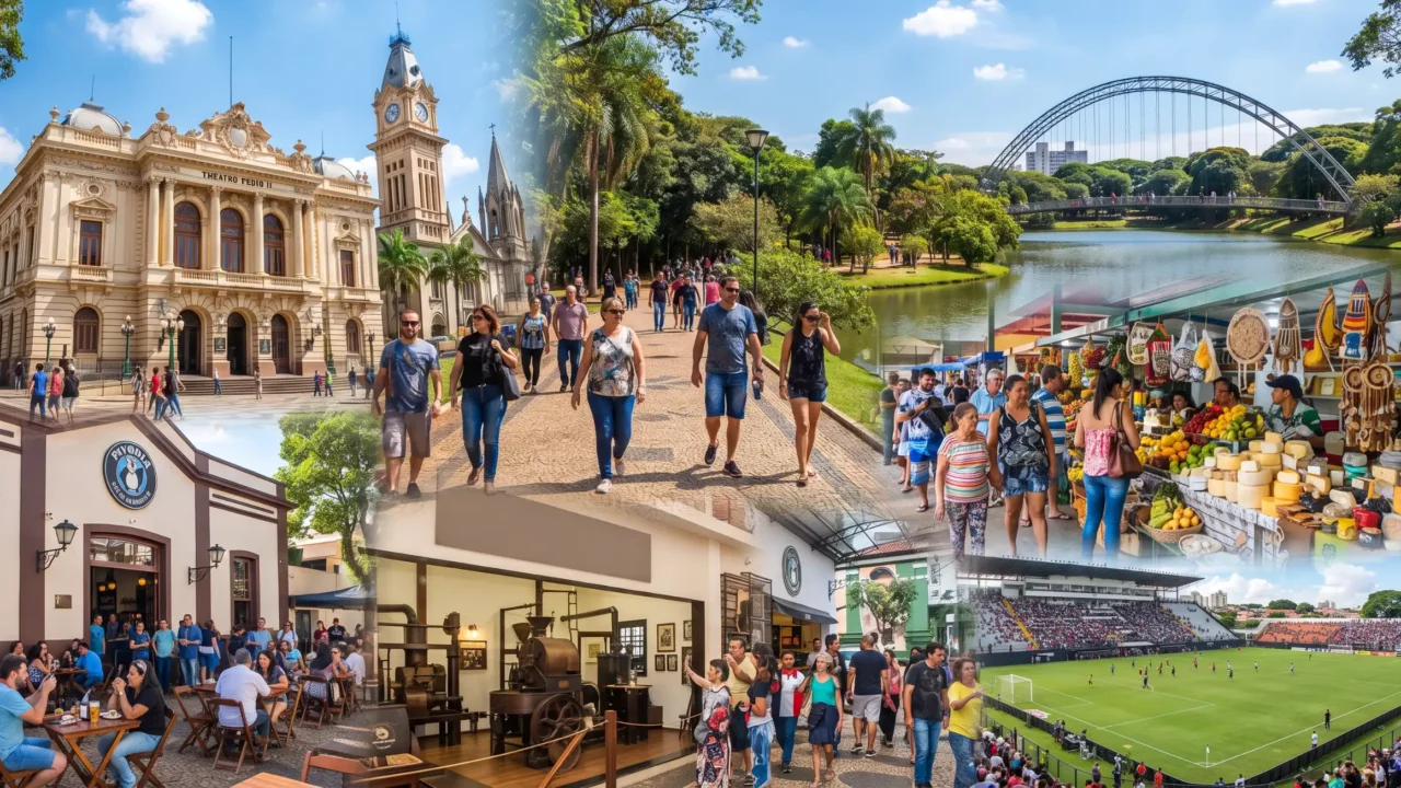 Faça uma imagem sem texto com o tema: Mais atrações em Ribeirão Preto para complementar sua visita
