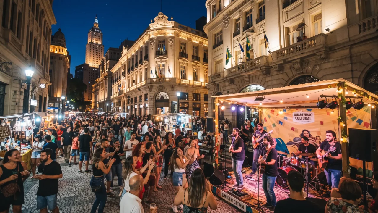 Eventos e vida cultural no Quarteirão Paulista