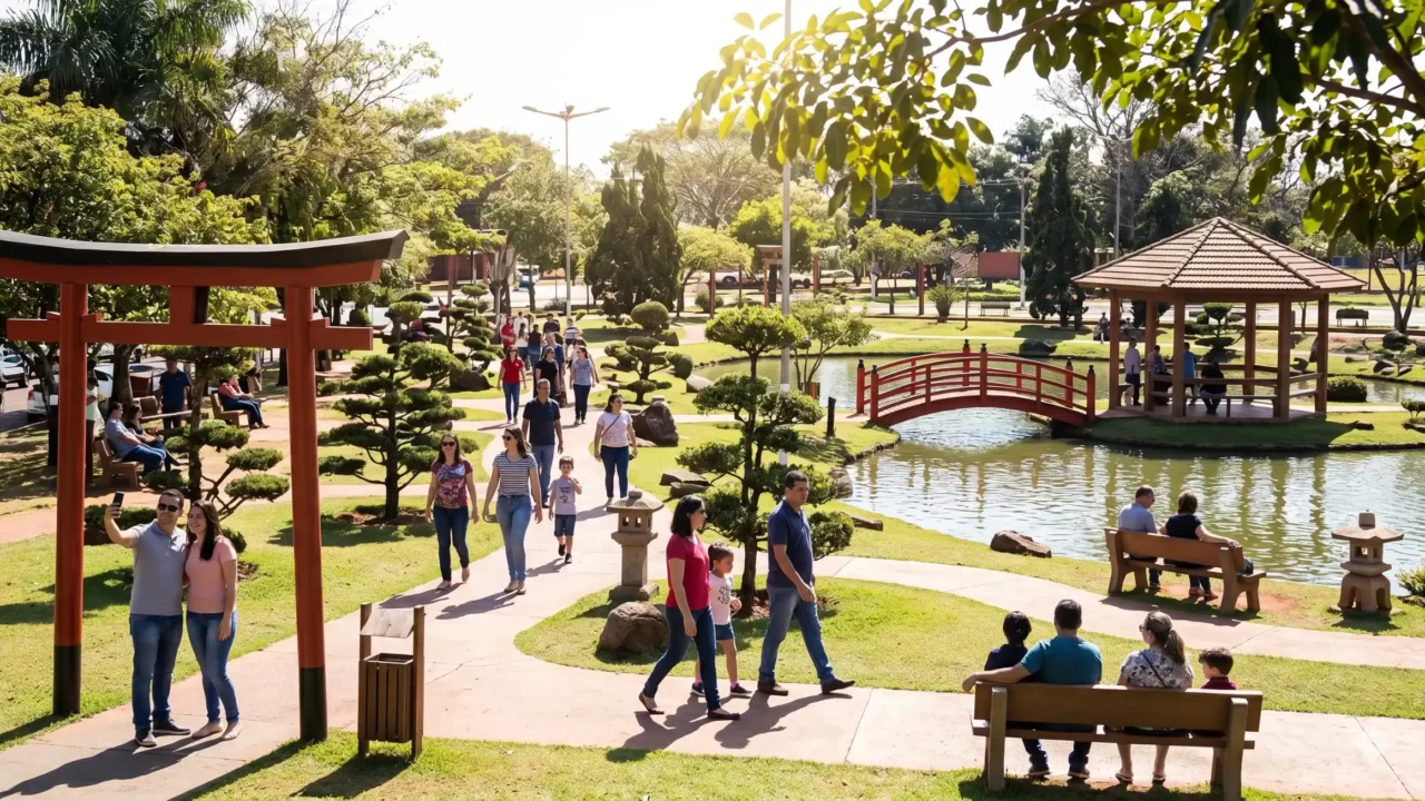 Praça do Japão no seu roteiro em Barretos
