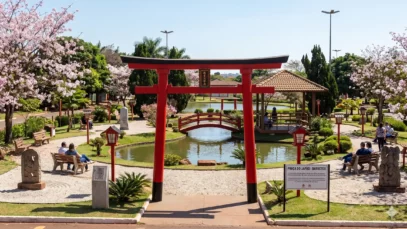 Praça do Japão em Barretos: Refúgio de Tranquilidade e Cultura Oriental no Interior Paulista