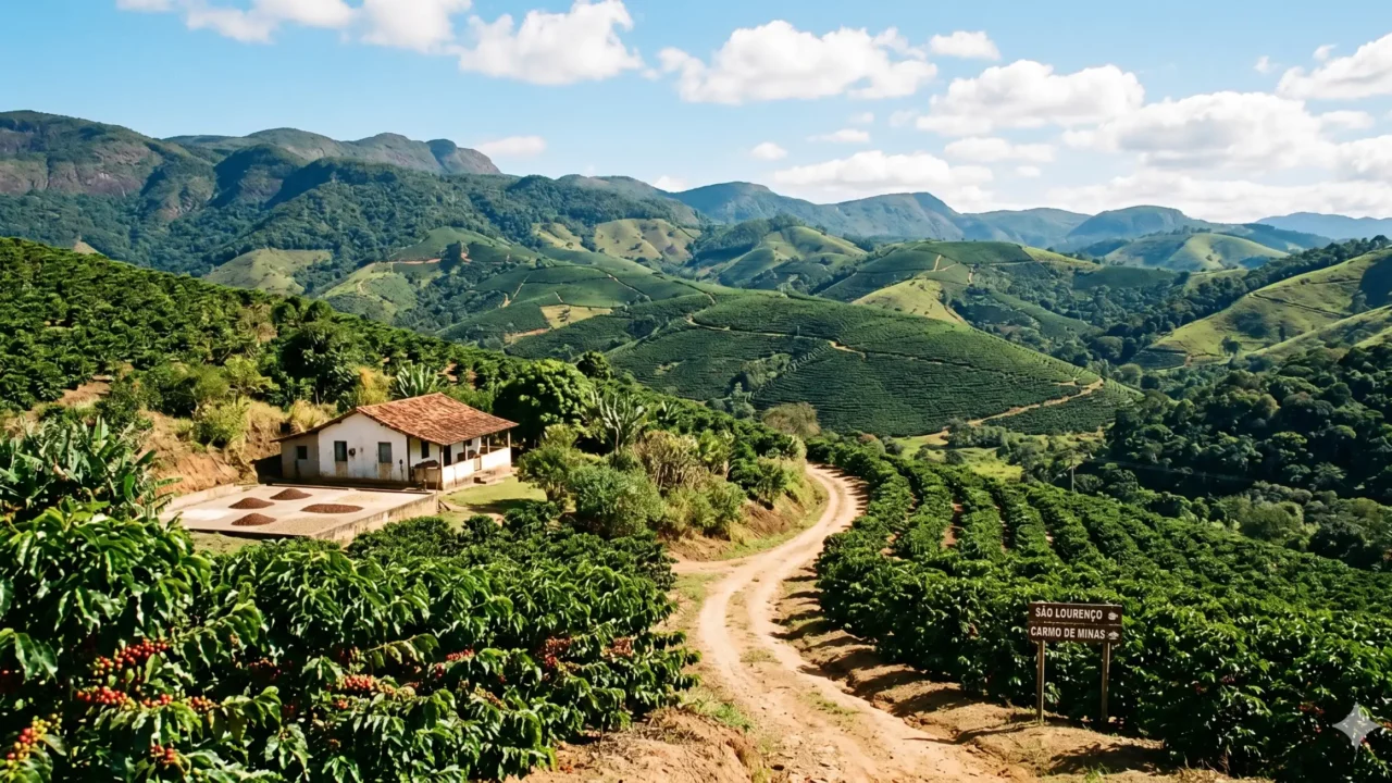 São Lourenço e Carmo de Minas: o coração do roteiro cafeeiro