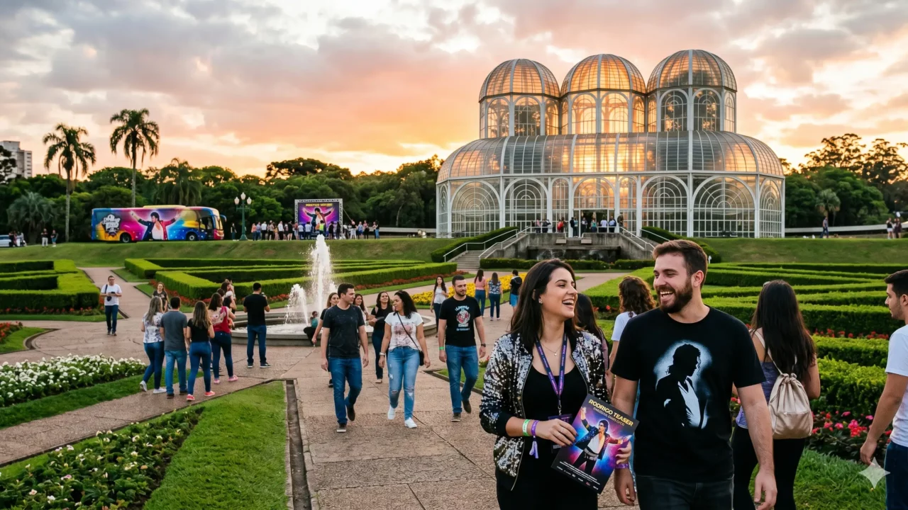 Roteiro em Curitiba para combinar com o Tributo ao Rei do Po