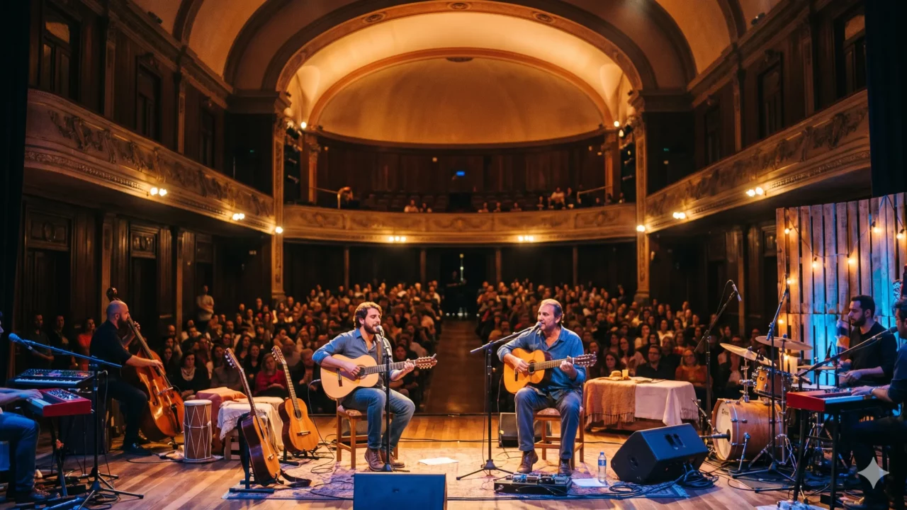 Pai, filho e viola no Teatro Positivo: Curitiba recebe Almir e Gabriel Sater em junho
