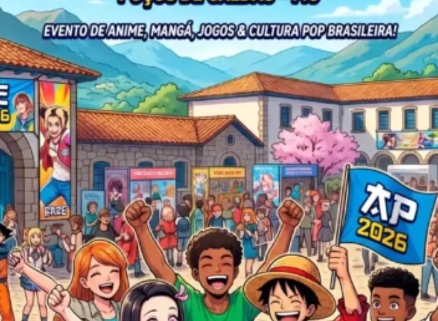 Anime Poços 2026: o verdadeiro hype geek de maio passa pela Urca em Poços de Caldas