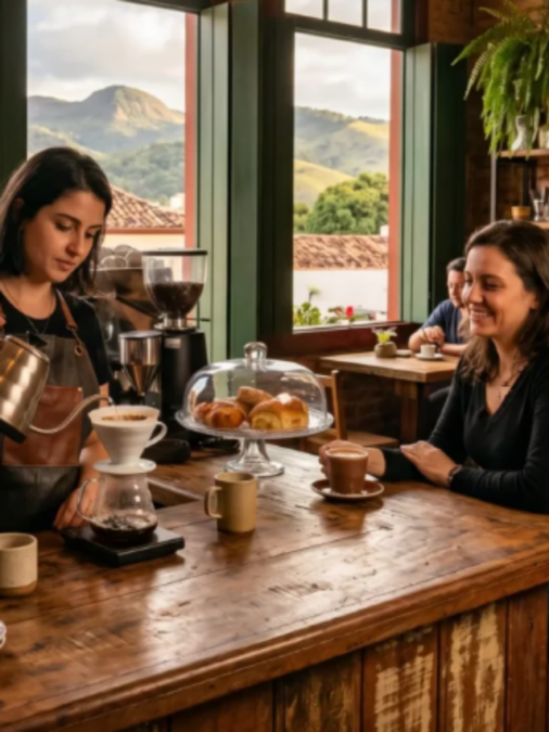 Cafeterias de Cafés Especiais em Poços de Caldas: o roteiro mais aromático da cidade vulcânica