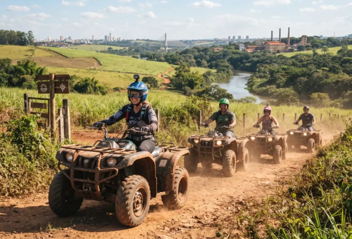Passeio de quadriciclo em Piracicaba: guia completo para viver aventura, turismo rural e cultura local