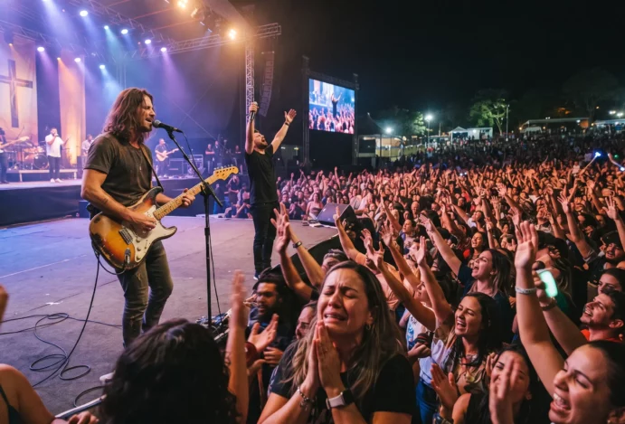 39º Hallel Franca 2026: oração, guitarra e multidão na mesma frequência