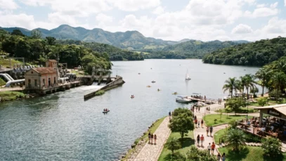 Represa Bortolan em Poços de Caldas: a água que saiu da usina e entrou no roteiro da cidade
