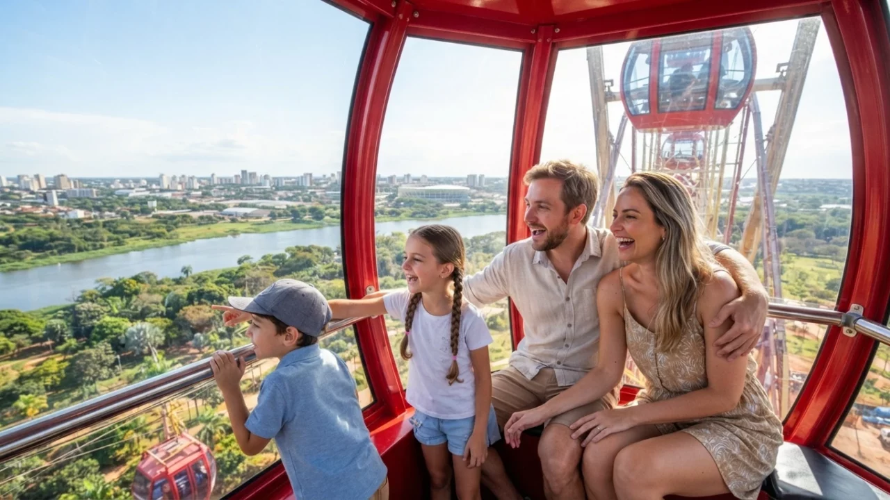 Onde fica a roda-gigante de Cuiabá e o que esperar do passeio