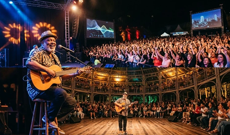 Jorge Aragão em Curitiba 2026: duas noites, dois palcos e o samba em escalas maiores