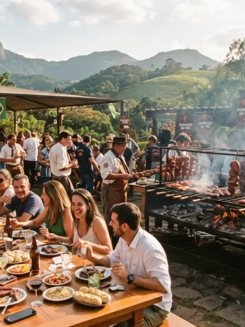 Avisa em casa: em Poços de Caldas, o almoço de 5 de setembro vai durar quatro horas no Churrasco On Fire