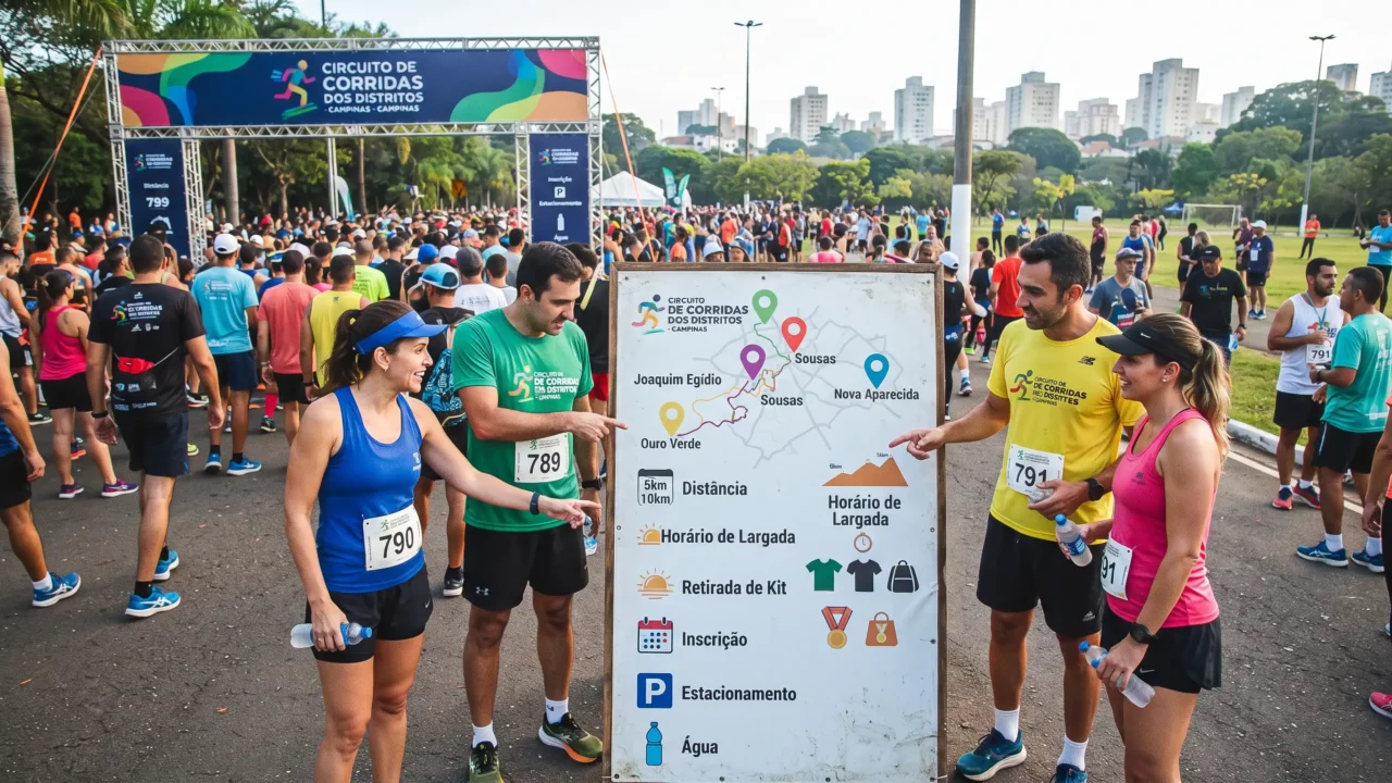 O que os corredores mais perguntam sobre o Circuito de Corridas dos Distritos em Campinas