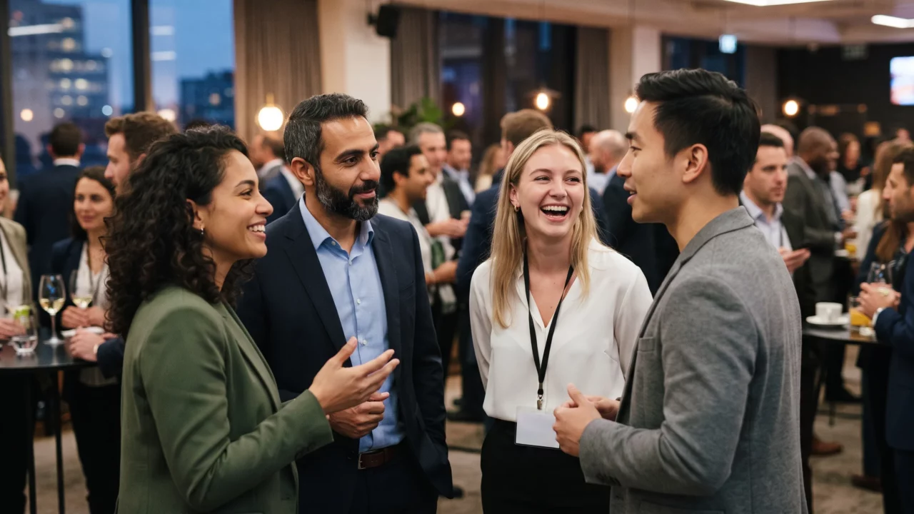 Networking sem a palavra virar enfeite de crachá