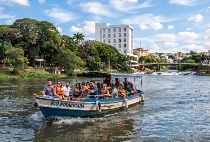 Passeio de barco em Piracicaba: guia completo para navegar pelo Rio Piracicaba e se hospedar no Cassino Tower