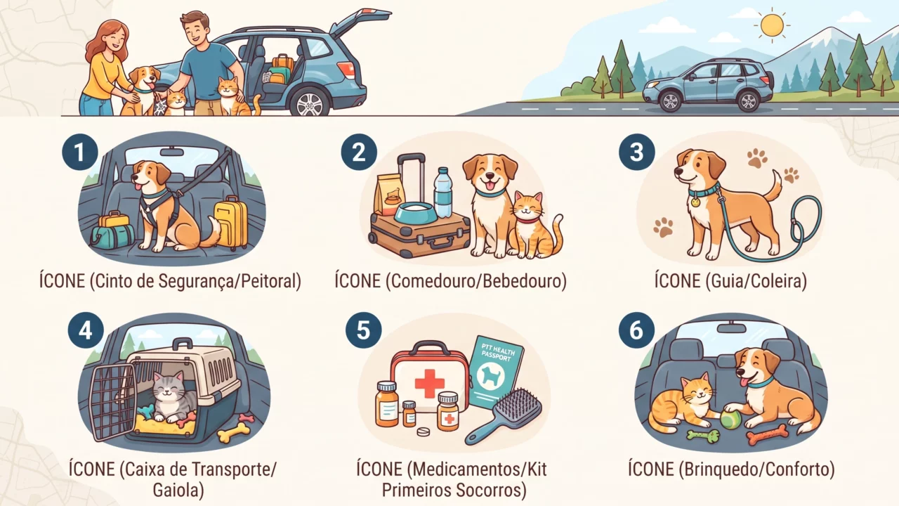 Dicas práticas para uma viagem com pet sem estresse