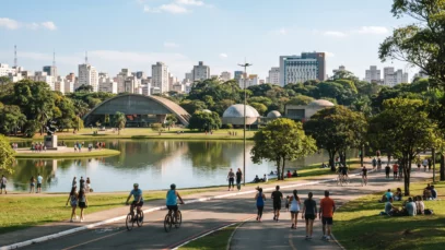 Ver mais: Faça uma imagem sem texto com o tema: Parque Ibirapuera em São Paulo: o que fazer e onde se hospedar no Nacional Inn Express SP.