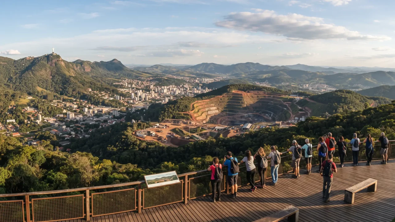 O Terra Rara também pode ser visto do alto da Serra de São Domingos