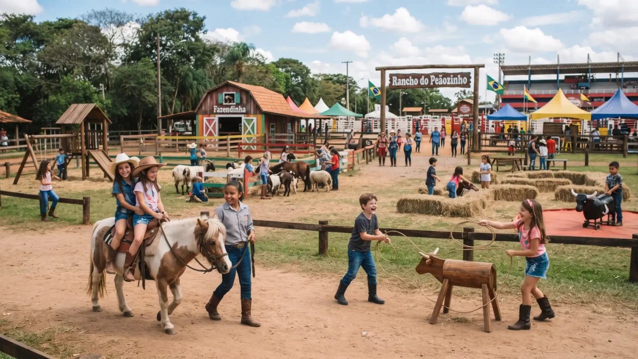 O que fazer no Rancho do Peãozinho com as crianças?