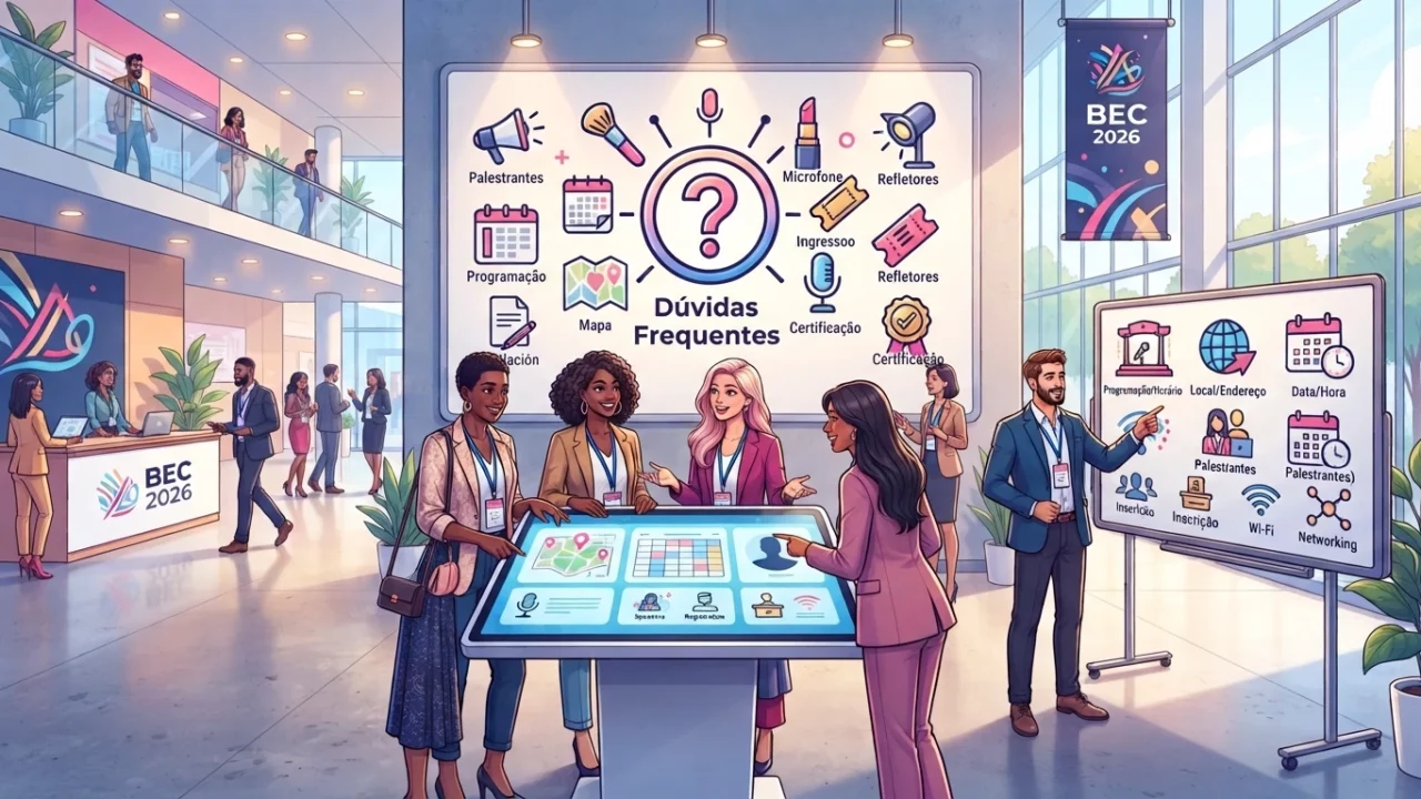 Perguntas frequentes sobre a Beauty Expert Conference 2026