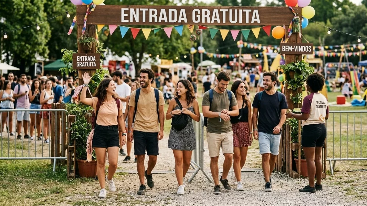 Entrada gratuita pede uma chegada bem combinada Entrada gratuita pede uma chegada bem combinada